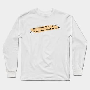 Journey Of Seeks Long Sleeve T-Shirt